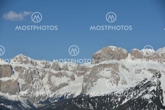 mountain winter nature
