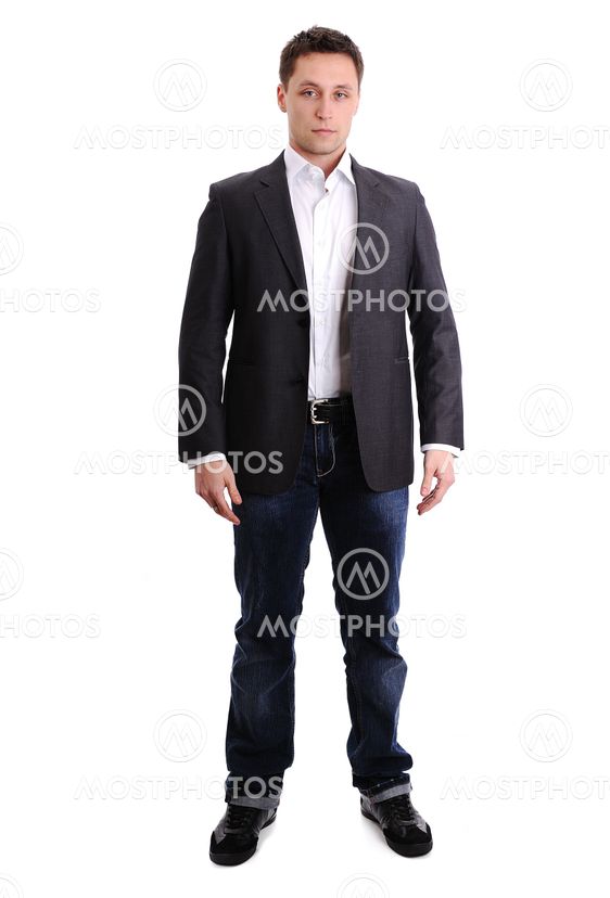 Full length portrait of a young man standing