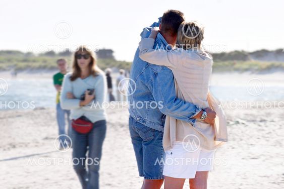 Romantik på Skagens strand