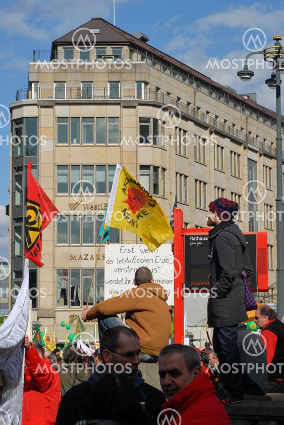 Anti-nukleare protest i Hamburg