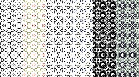 Set of seamless abstract pictures