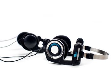 Headphones. Isolated on white background