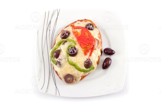 mini bread pizza