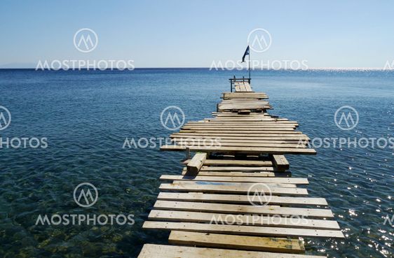 jetty into the ocean