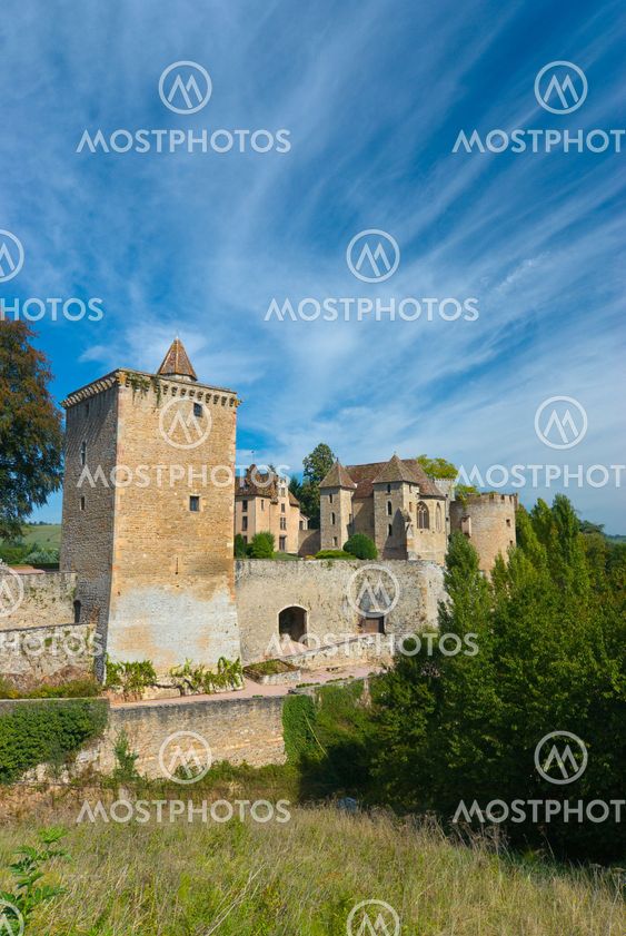 Château de Marguerite de Bourgogne, Bourgogne, Burgund, Frankreich, France