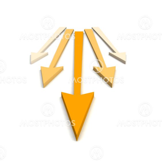 Orange arrows