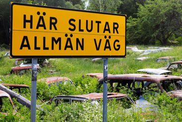 Här slutar allmän väg