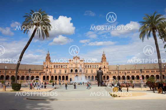 Plaza de Espana in Seville