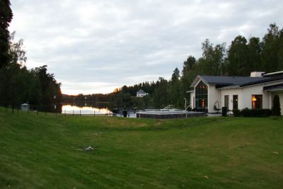 Afton vid Vattensalongen på Loka Brunn