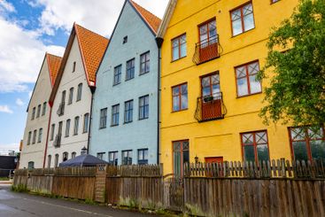 Medieval and Hansa inspired living area Jakriborg in...