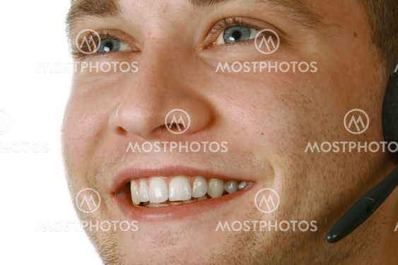 Smiling Male with Headset