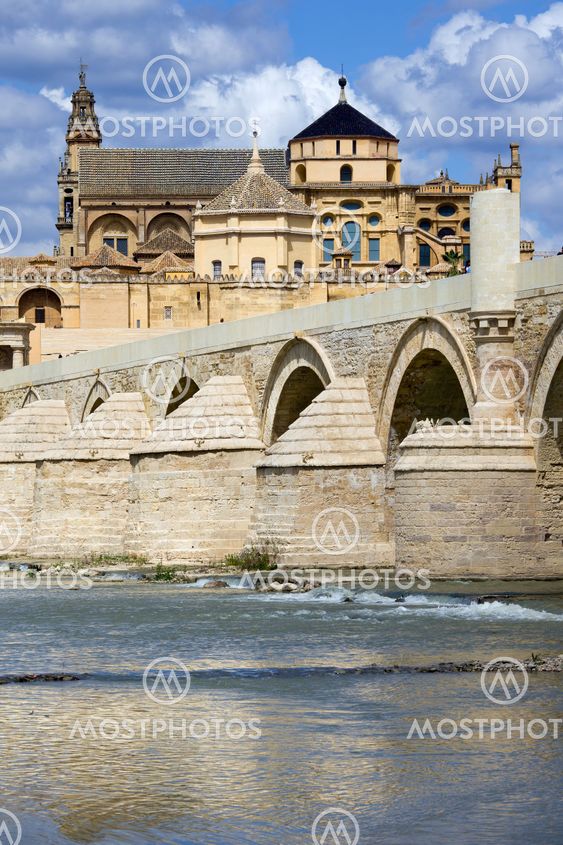 Mezquita and Roman Bridge in Cordoba