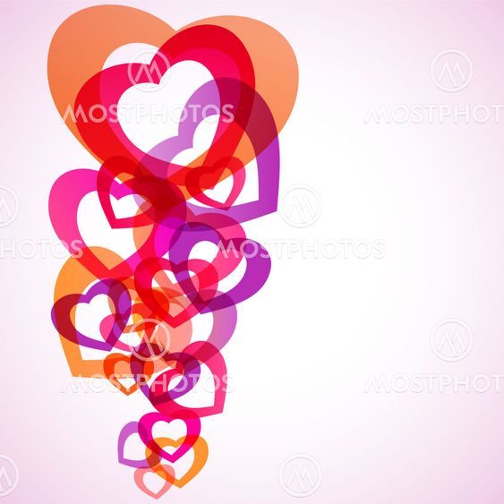 Abstract heart background
