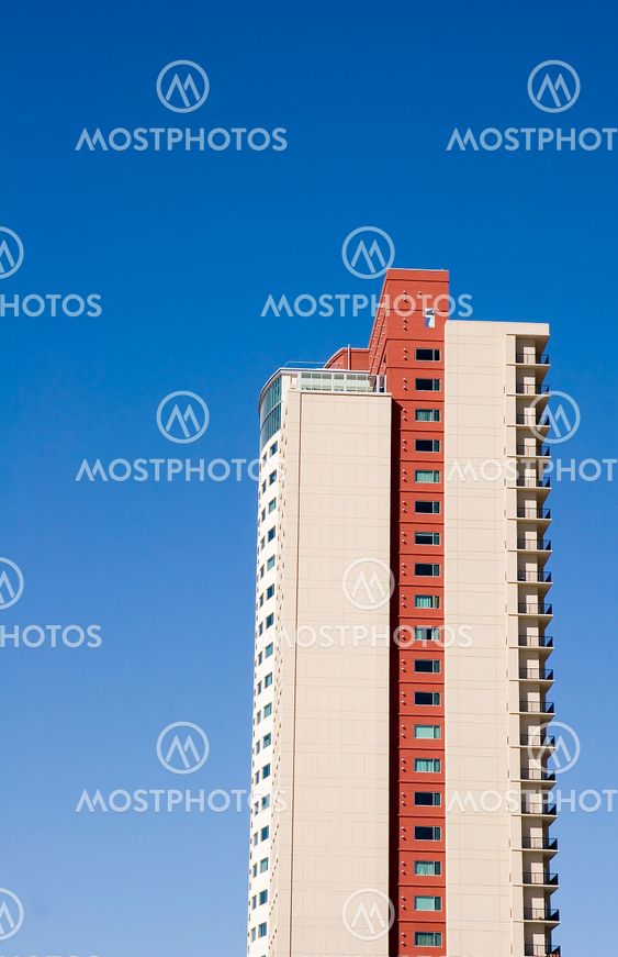 Condo Tower in Blue