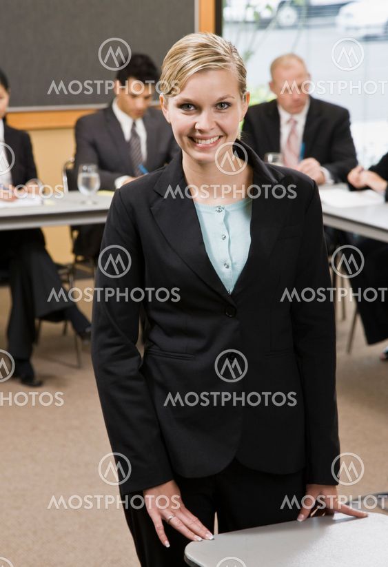 Businesswoman Smiling