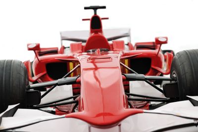 red formel 1 model