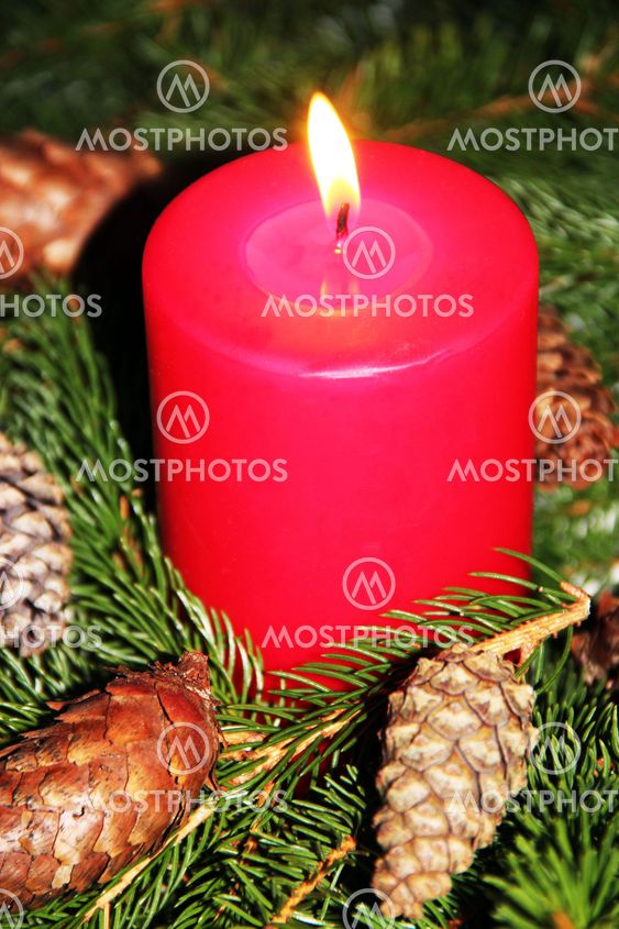 Red candle