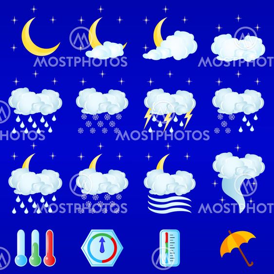 Weather icons