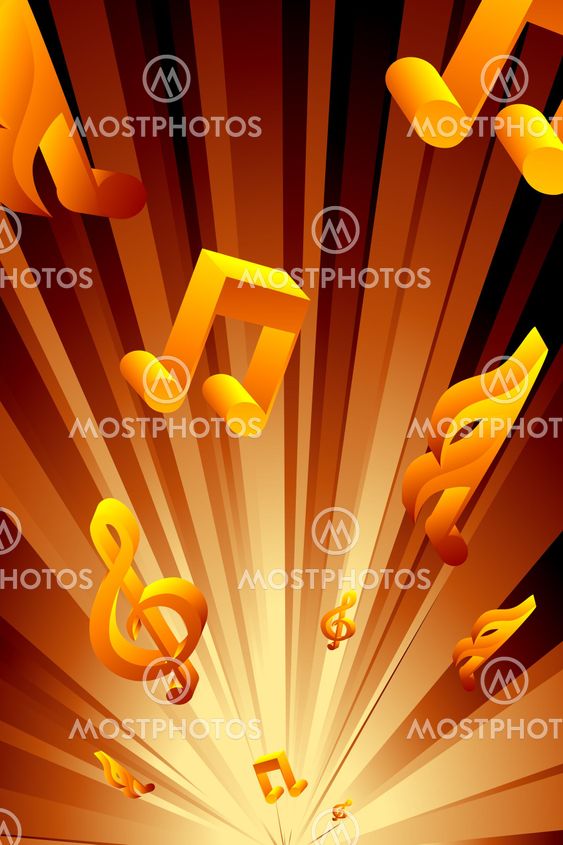 abstract musical background