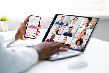 Online Video Conference Work Webinar