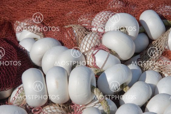 Fishing nets, Ondarroa, Bizkaia, Spain
