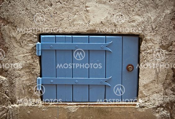 Blue door