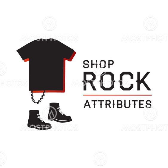 "Vector logo for rock shop p..." by Vladimir Butenkov Mostphotos