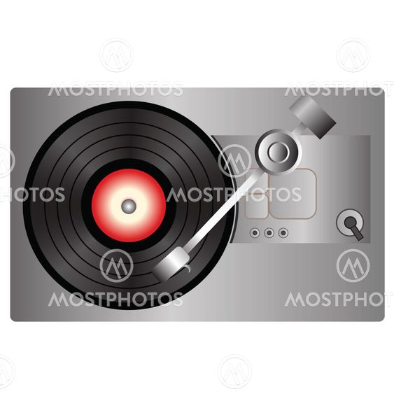 vinyl record player