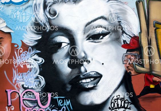 Urban graffiti kunst