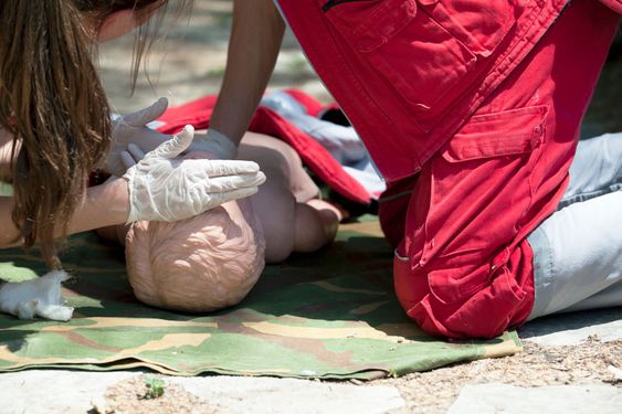 First aid training