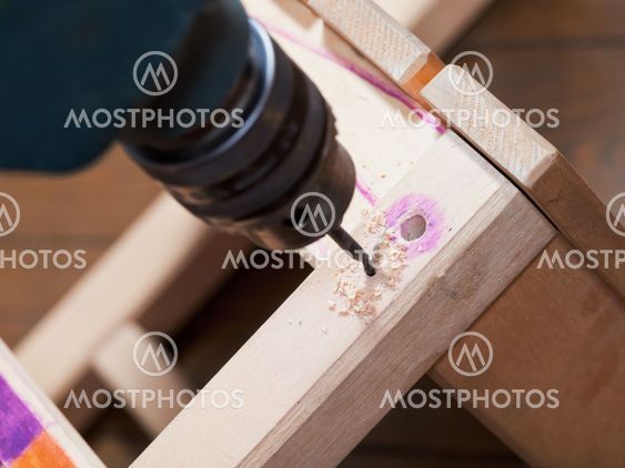 repair chair with drill