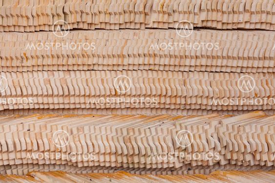 Pattern of the tile roof