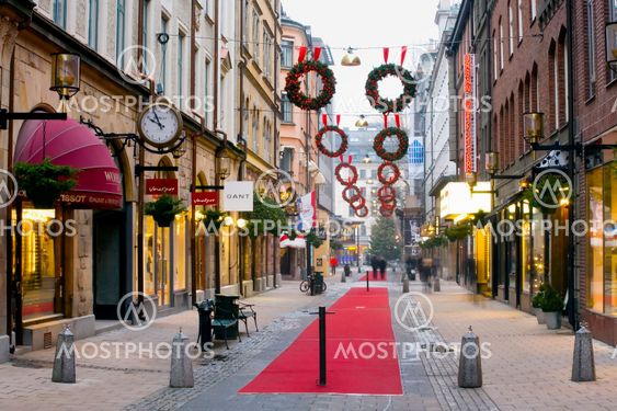 Julskyltning i Stockholm