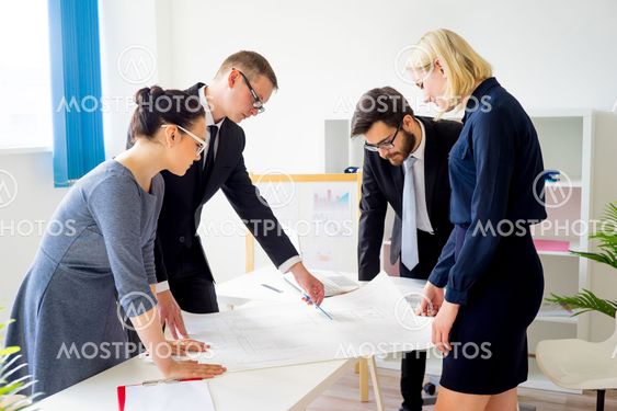 Business meeting in progress