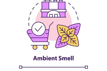 Ambient smell concept icon
