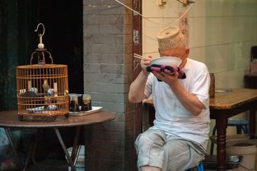 Muslim Street in Xian, China