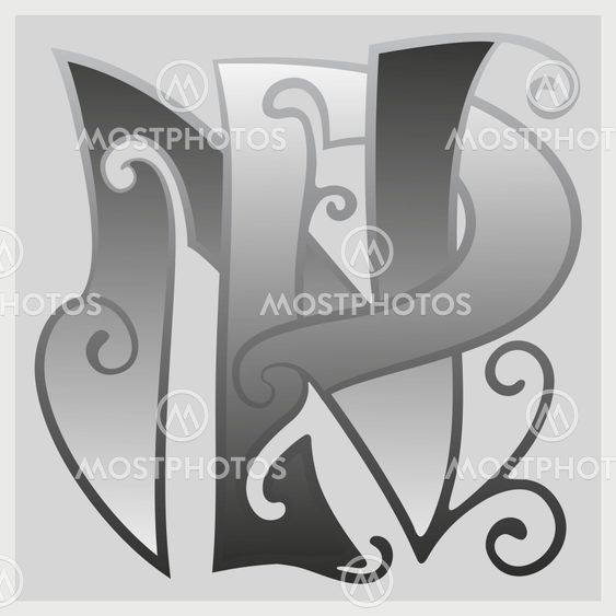 Monogram n,p