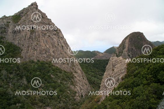 La Gomera national park El Monumento Natural de los Roques