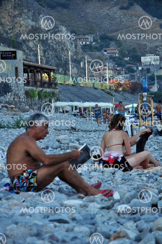 On the beach