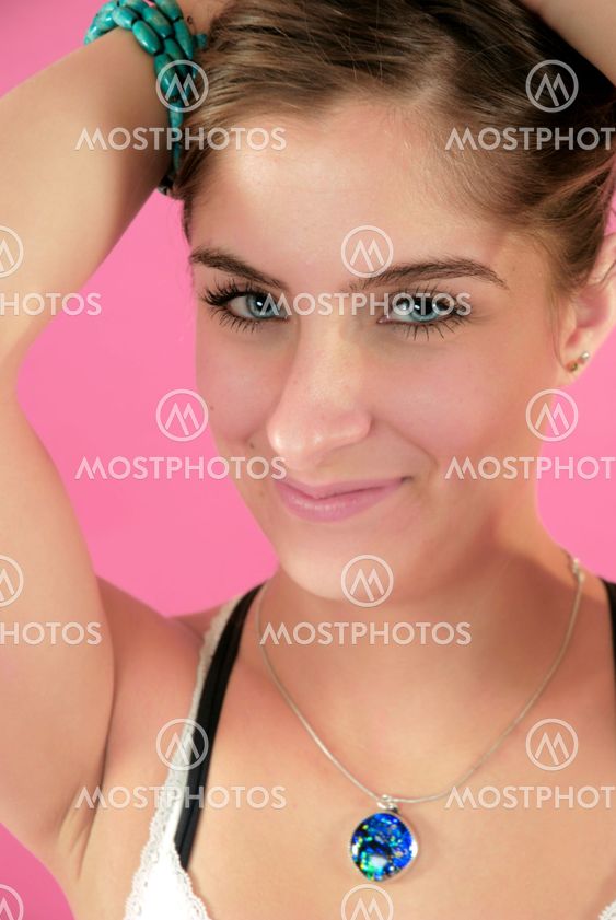beautiful young woman smiling