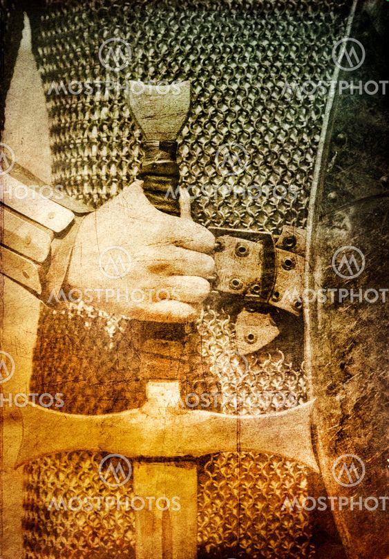 Photo of Knight and sword.