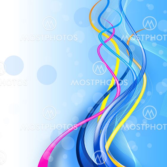 Colourful abstract illustration background