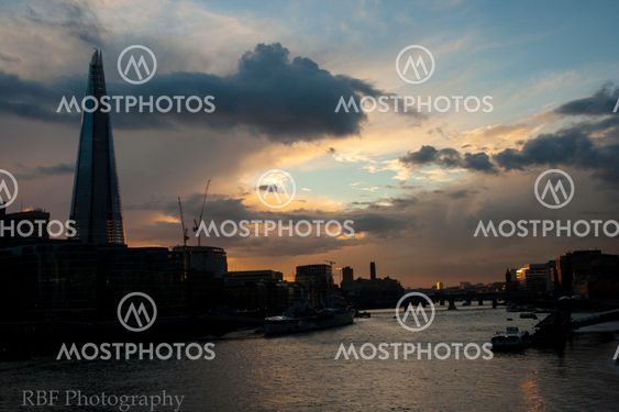 Shard at sunset