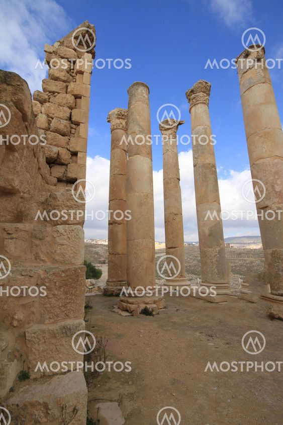 Temple of Zeus,Jarash Jordan