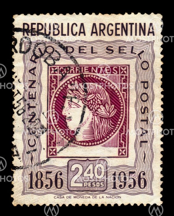 postage stamp Corrientes province, Argentine
