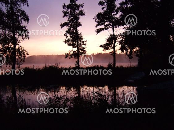 Sago-Lake in Småland, Sweden