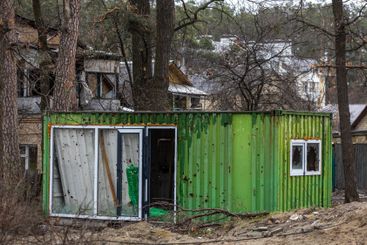 Cities of Ukraine after the Russian occupation....