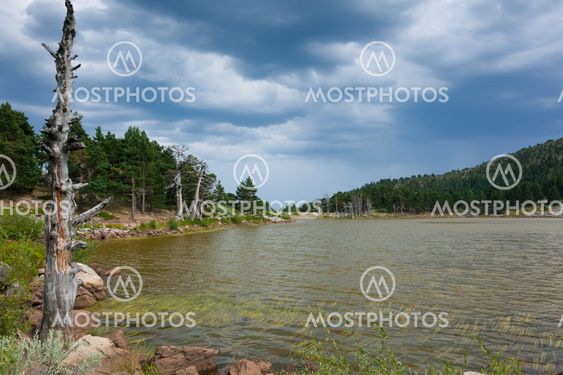 Lake of the ducks, Neila lakes, Burgos, Castilla y Leon, Spain
