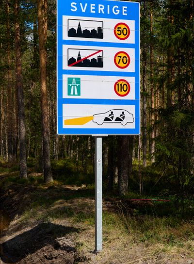 Vägskylt Sverige