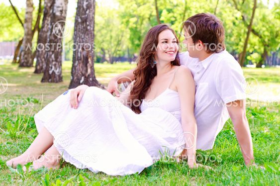 couple in the park